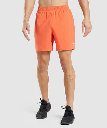 Pantalones Cortos Gymshark Arrival Hombre Naranjas | CO 3814YXF